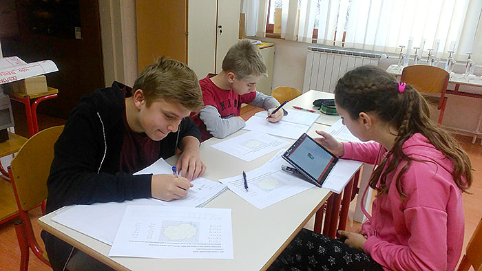 izvajanje projekta na soli